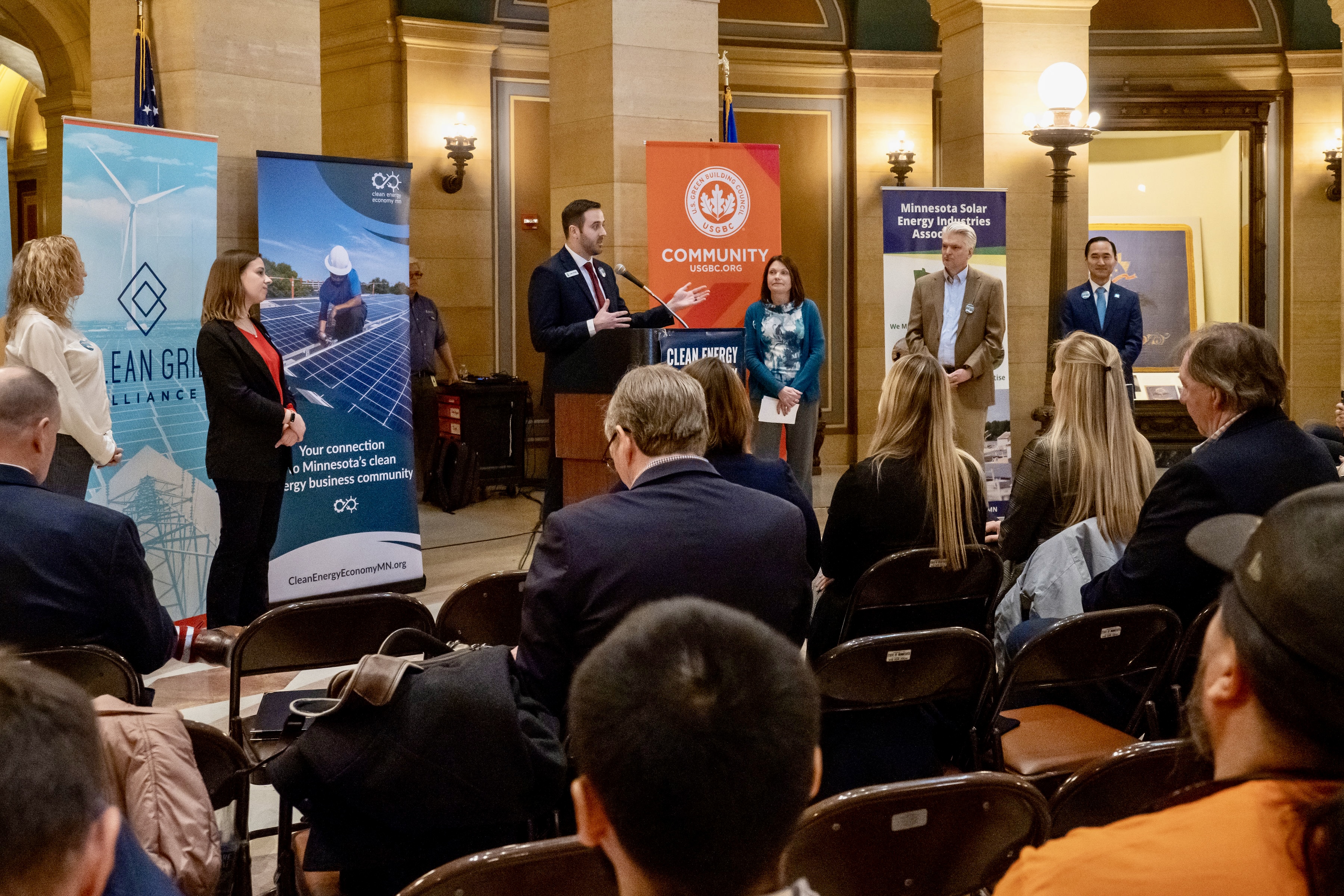 Clean Energy Business Day at the Minnesota Capitol MnSEIA Solar Policy