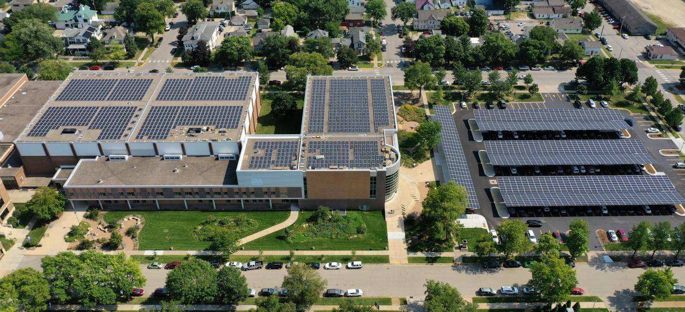 Solar on Schools in Minnesota, Winona State University, McKinstry - MnSEIA