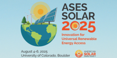 ASES Solar 2025 conference graphic