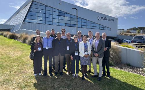 Clean energy delegates on Governor Walz's trade mission to Australia, MnSEIA