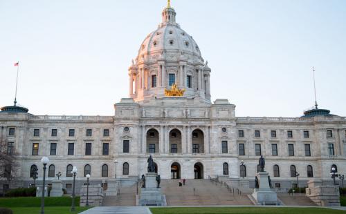 Minnesota state capitol MnSEIA solar energy policy