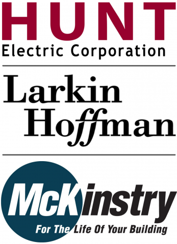 Hunt Electric, Larkin Hoffman, McKinstry MnSEIA Gateway to Solar conference sponsors