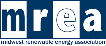 black and blue Midwest Renewable Energy Logo